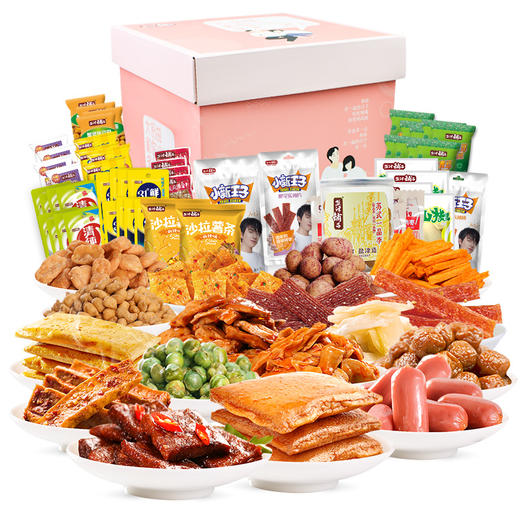 鹽津鋪子零食大禮包 1400克甜蜜禮盒，美味烘焙常相伴